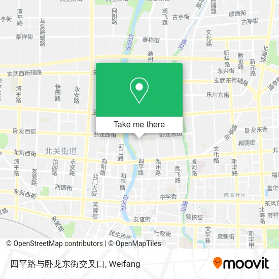 四平路与卧龙东街交叉口 map