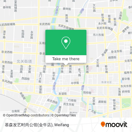 慕森发艺时尚公馆(金牛店) map