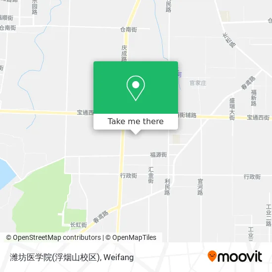 潍坊医学院(浮烟山校区) map