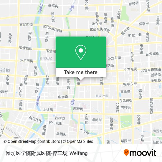 潍坊医学院附属医院-停车场 map
