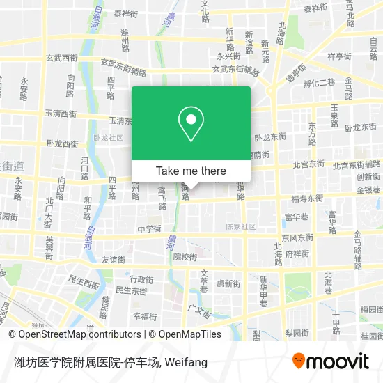 潍坊医学院附属医院-停车场 map
