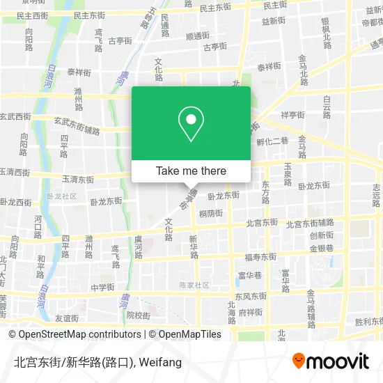 北宫东街/新华路(路口) map