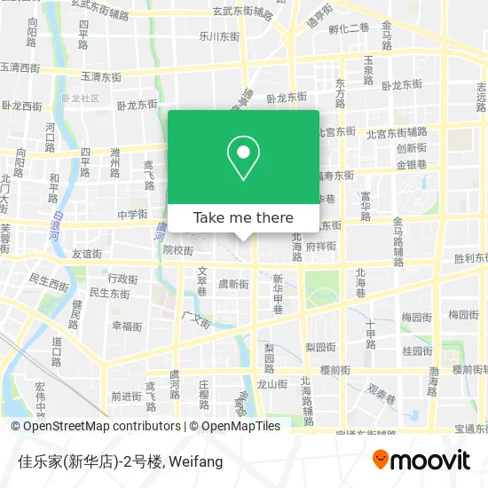 佳乐家(新华店)-2号楼 map