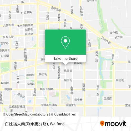 百姓福大药房(永惠分店) map