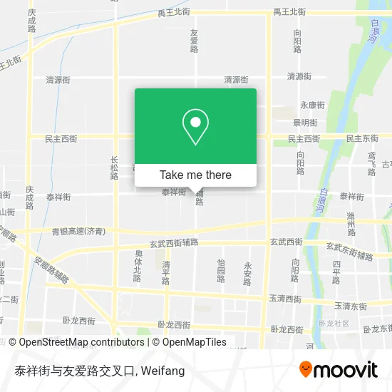泰祥街与友爱路交叉口 map
