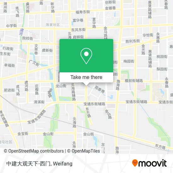 中建大观天下-西门 map