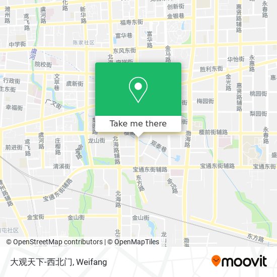 大观天下-西北门 map