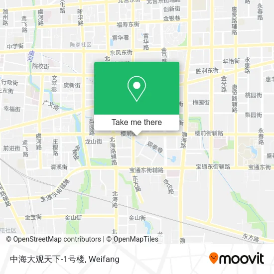 中海大观天下-1号楼 map