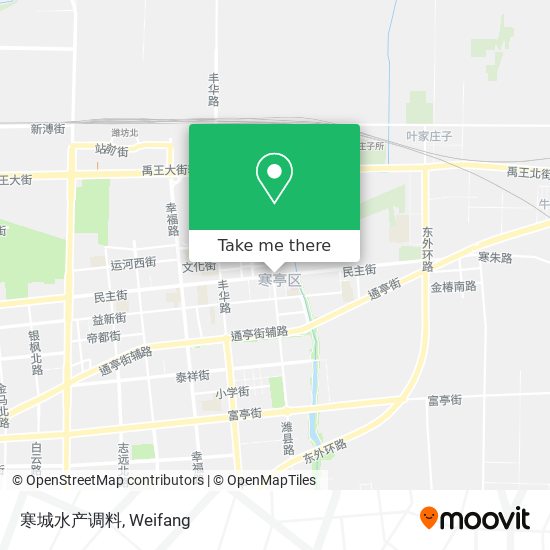 寒城水产调料 map