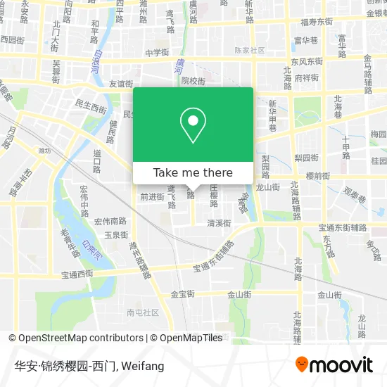 华安·锦绣樱园-西门 map