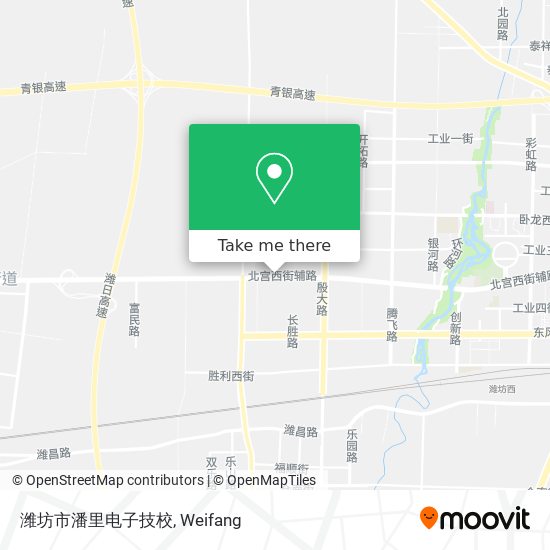 潍坊市潘里电子技校 map