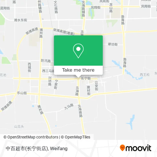 中百超市(长宁街店) map