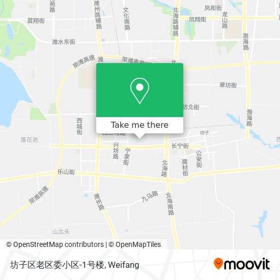 坊子区老区委小区-1号楼 map