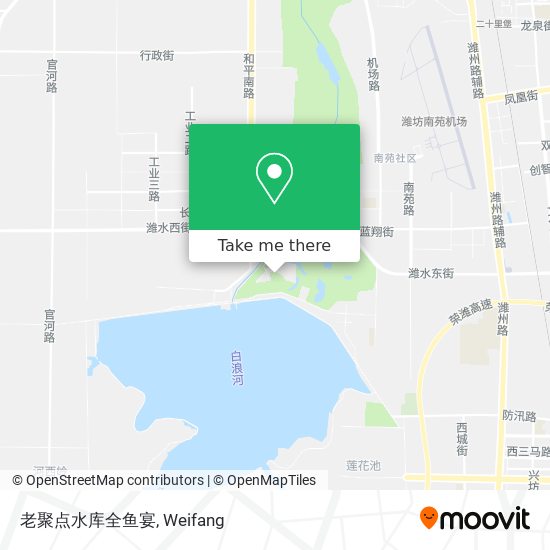 老聚点水库全鱼宴 map