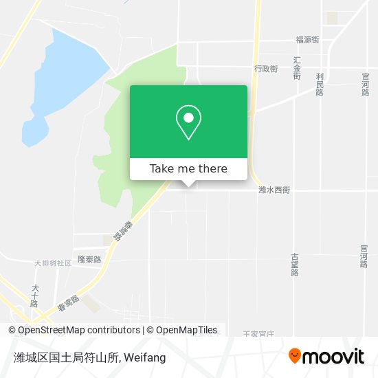 潍城区国土局符山所 map