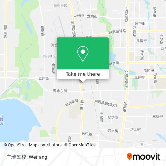 广潍驾校 map