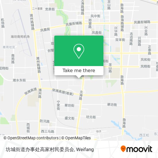 坊城街道办事处高家村民委员会 map