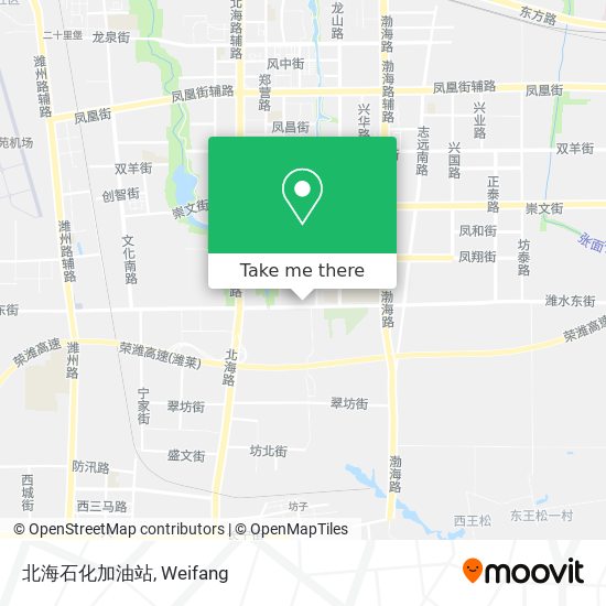 北海石化加油站 map