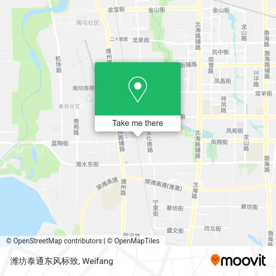 潍坊泰通东风标致 map