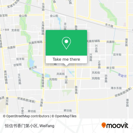 恒信书香门第小区 map