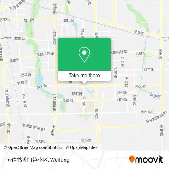 恒信书香门第小区 map