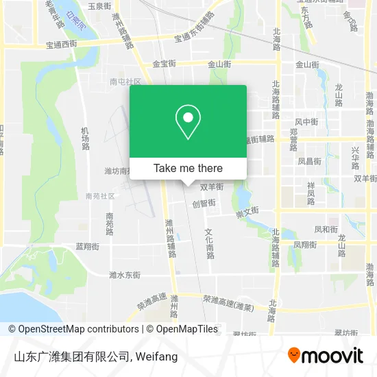 山东广潍集团有限公司 map