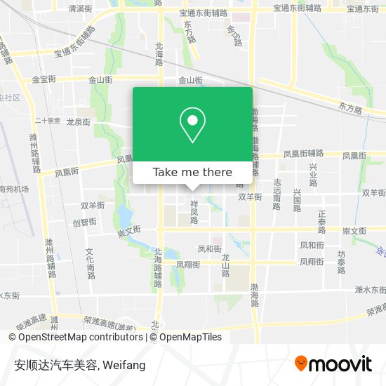 安顺达汽车美容 map