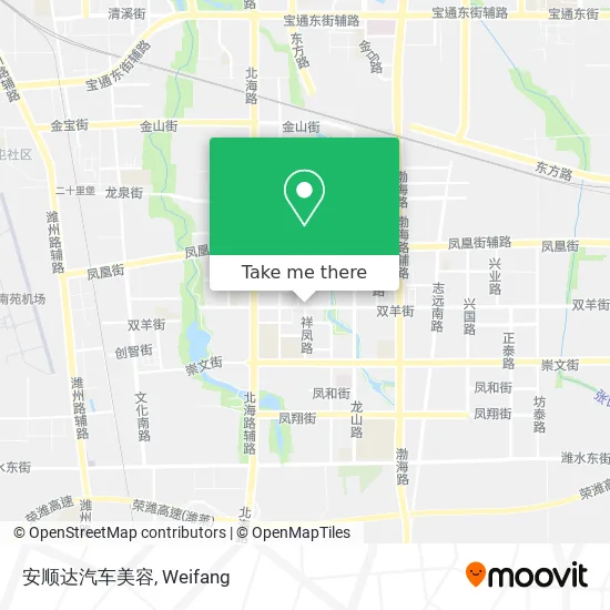 安顺达汽车美容 map