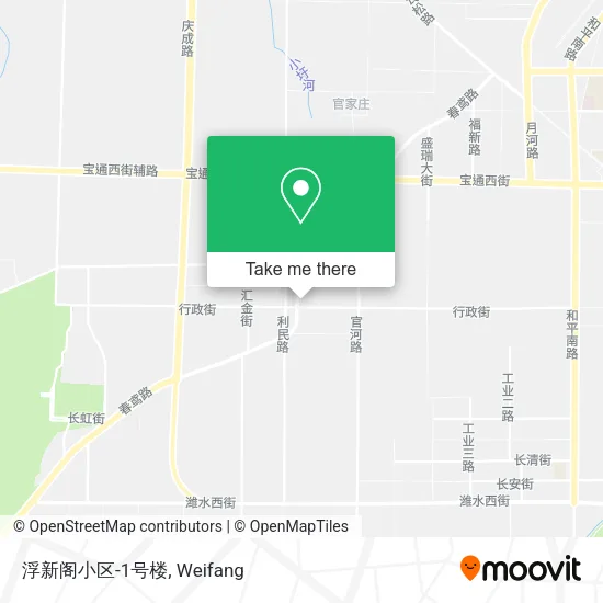 浮新阁小区-1号楼 map