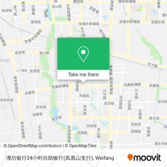 潍坊银行24小时自助银行(凤凰山支行) map