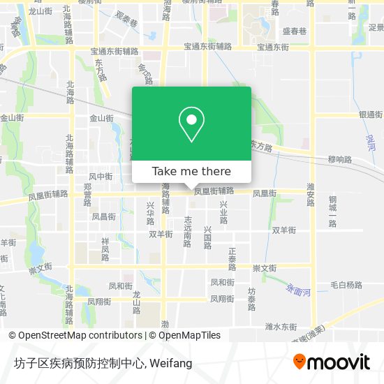 坊子区疾病预防控制中心 map