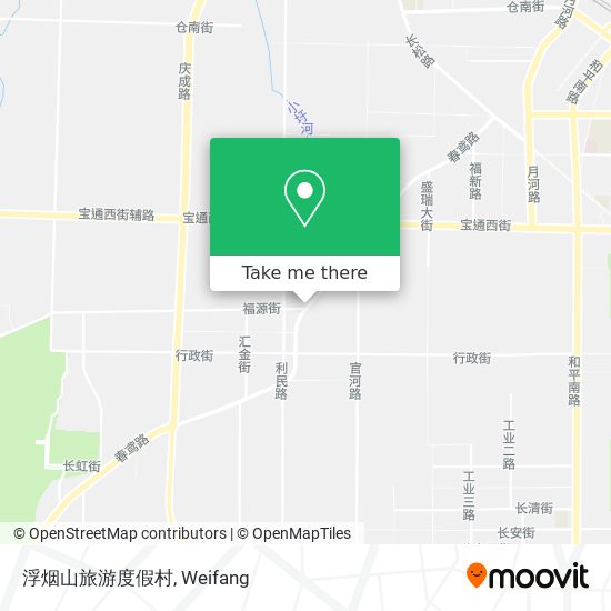 浮烟山旅游度假村 map