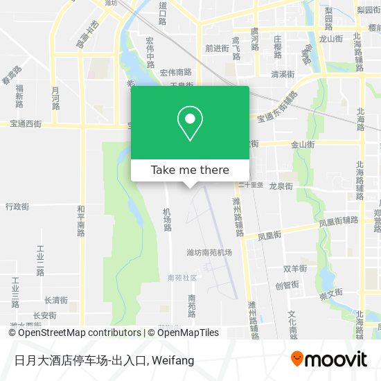 日月大酒店停车场-出入口 map