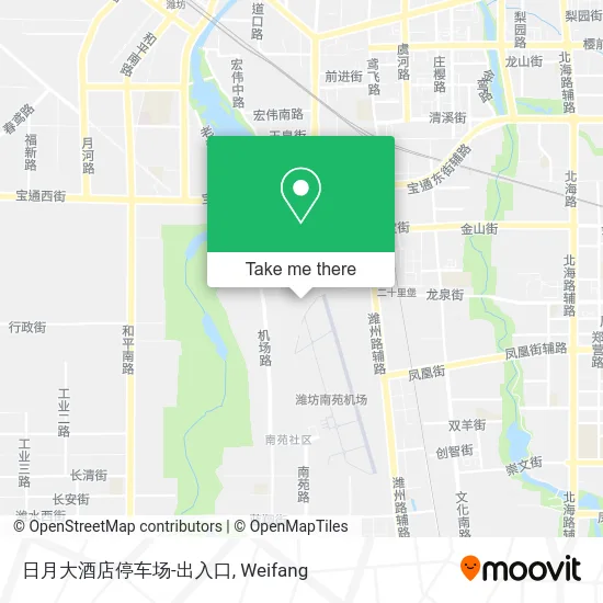 日月大酒店停车场-出入口 map