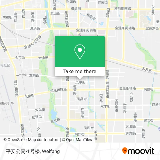 平安公寓-1号楼 map