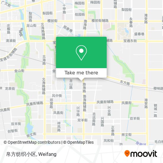 帛方纺织小区 map