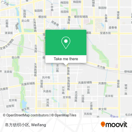 帛方纺织小区 map
