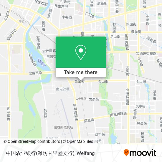 中国农业银行(潍坊甘里堡支行) map