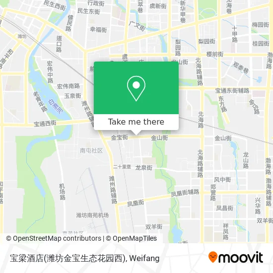 宝梁酒店(潍坊金宝生态花园西) map