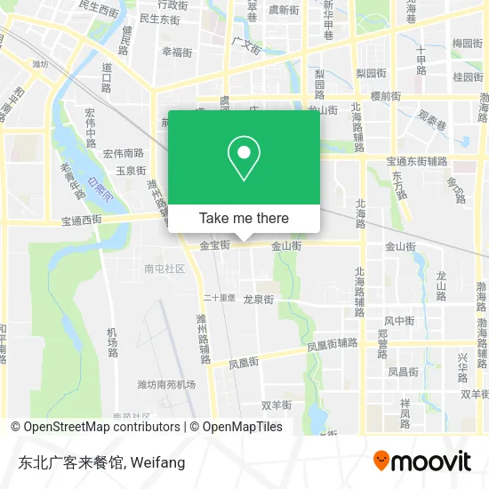 东北广客来餐馆 map