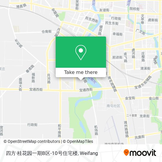 四方·桂花园一期B区-10号住宅楼 map