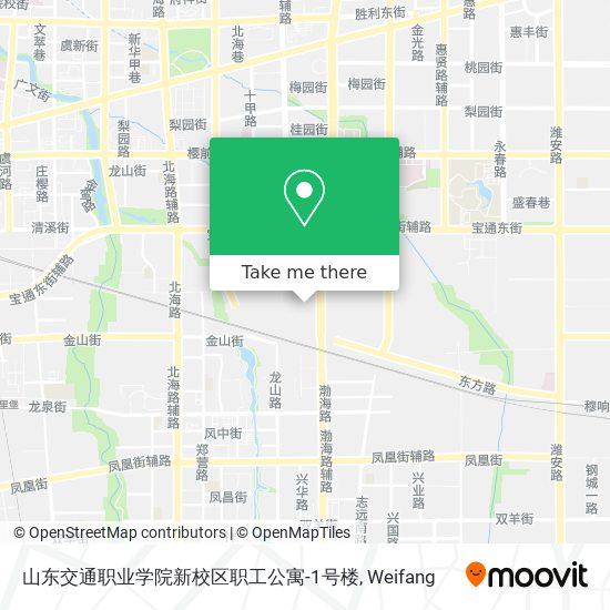 山东交通职业学院新校区职工公寓-1号楼 map