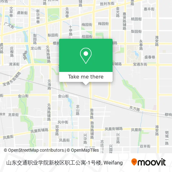 山东交通职业学院新校区职工公寓-1号楼 map