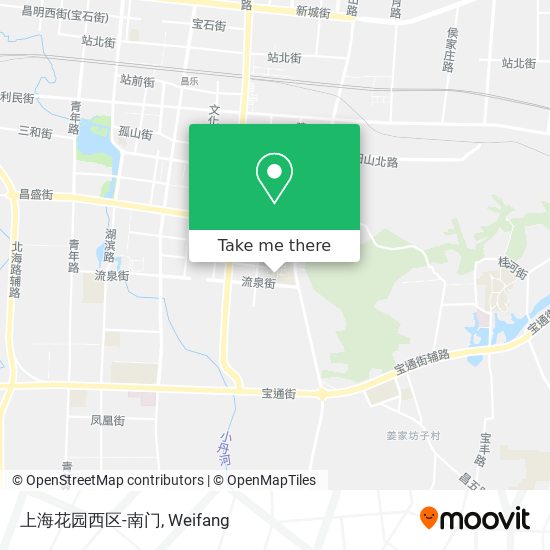 上海花园西区-南门 map