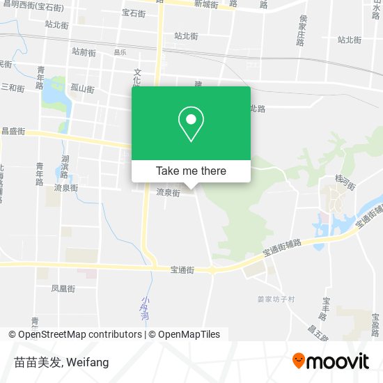 苗苗美发 map