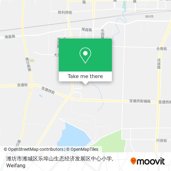 潍坊市潍城区乐埠山生态经济发展区中心小学 map