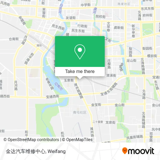 金达汽车维修中心 map