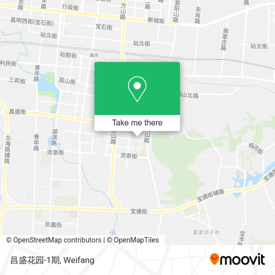 昌盛花园-1期 map