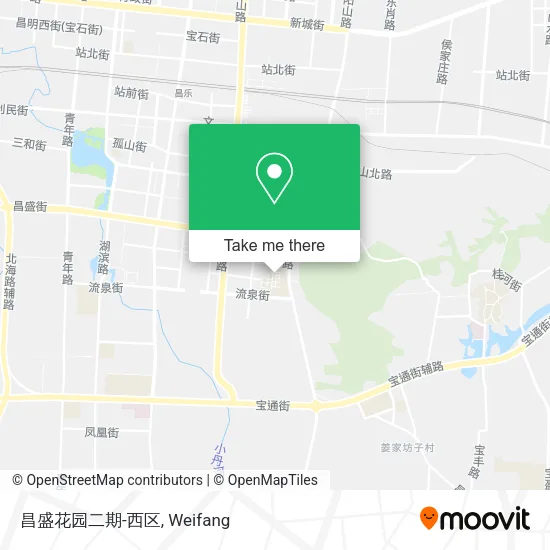 昌盛花园二期-西区 map