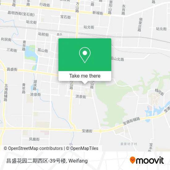 昌盛花园二期西区-39号楼 map